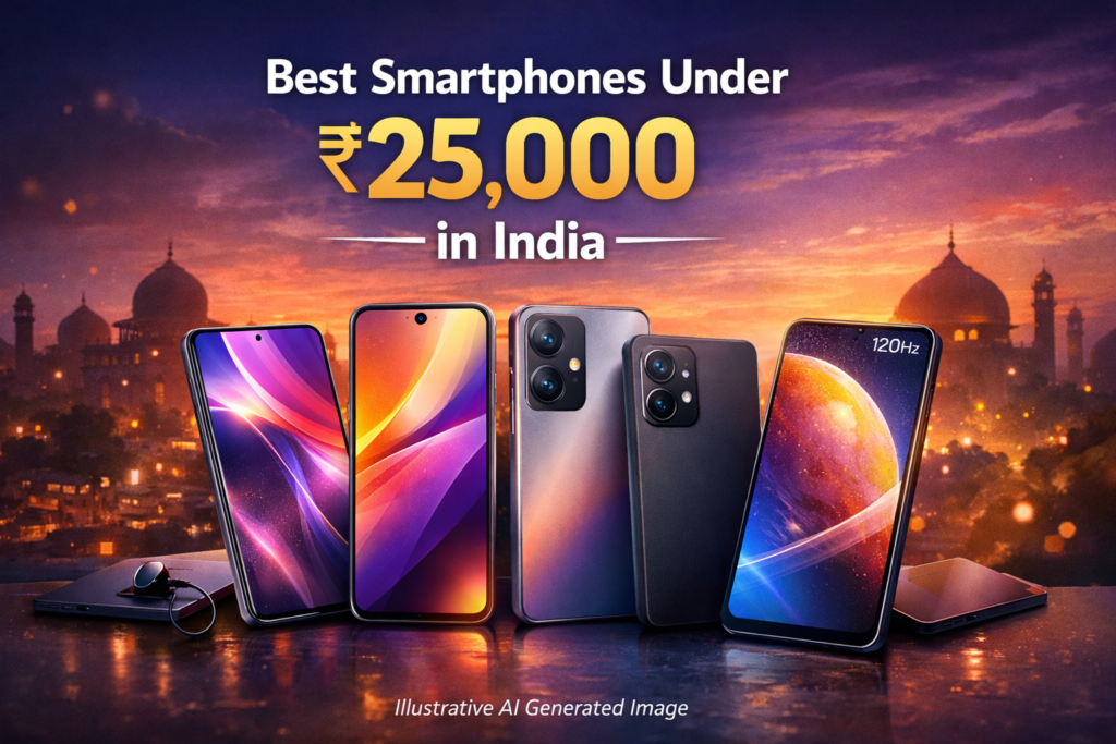 Best Smartphones Under ₹25,000 in India That Deliver Strong Value in 2026