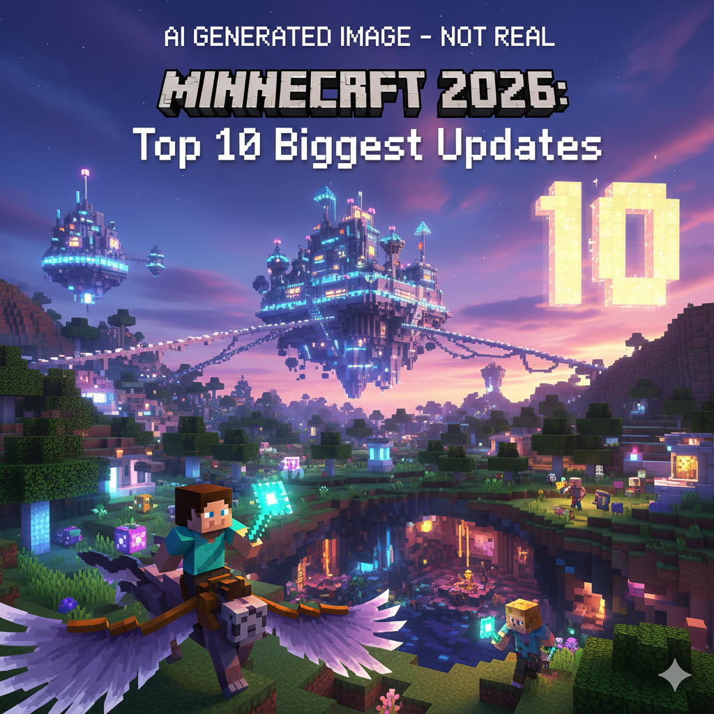 Minecraft 2026: Top 10 Biggest Updates