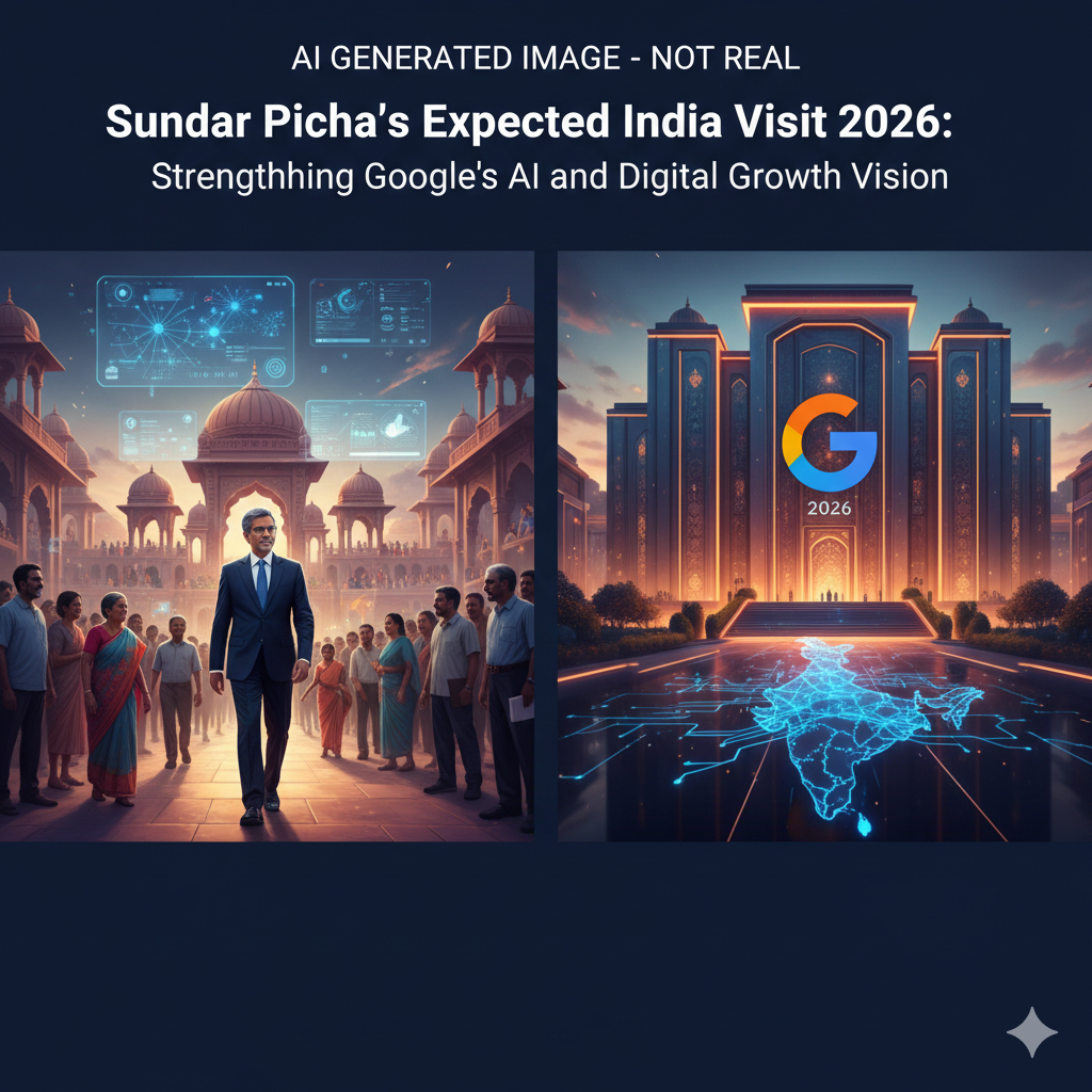 Sundar Pichai’s Expected India Visit 2026: Strengthening Google’s AI and Digital Growth Vision