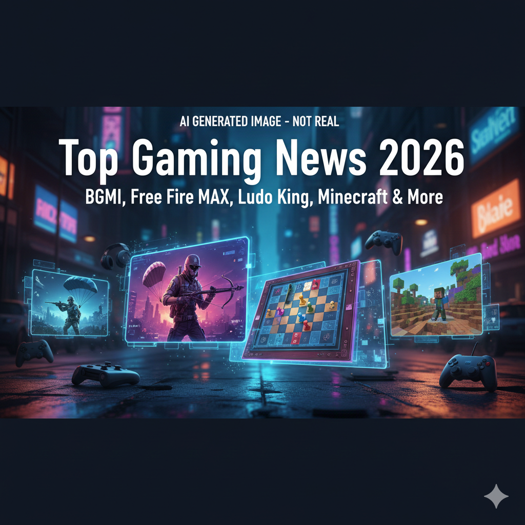 Top Gaming News 2026: BGMI, Free Fire MAX, Ludo King, Minecraft & More