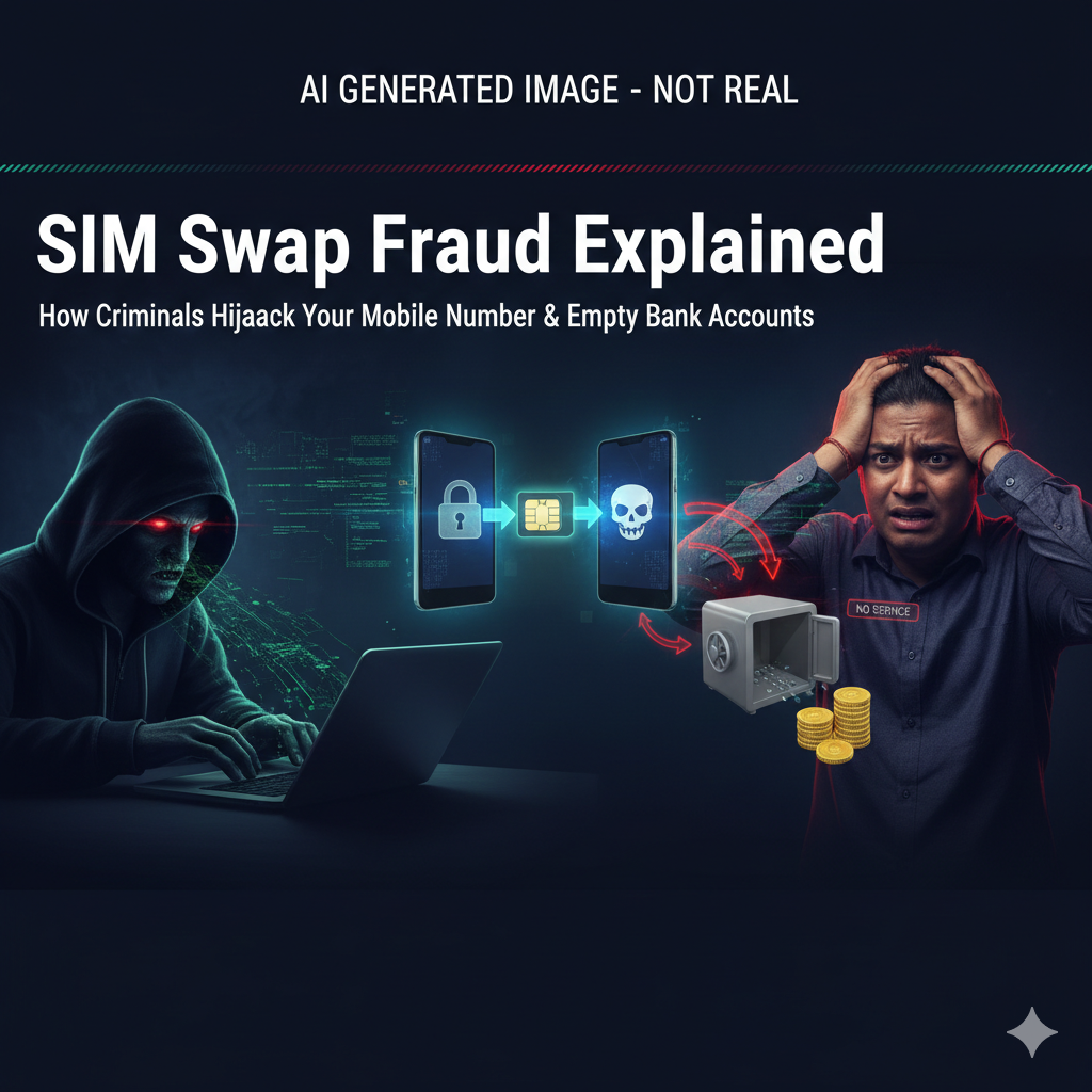 SIM Swap Fraud Explained: How Criminals Hijack Your Mobile Number & Empty Bank Accounts