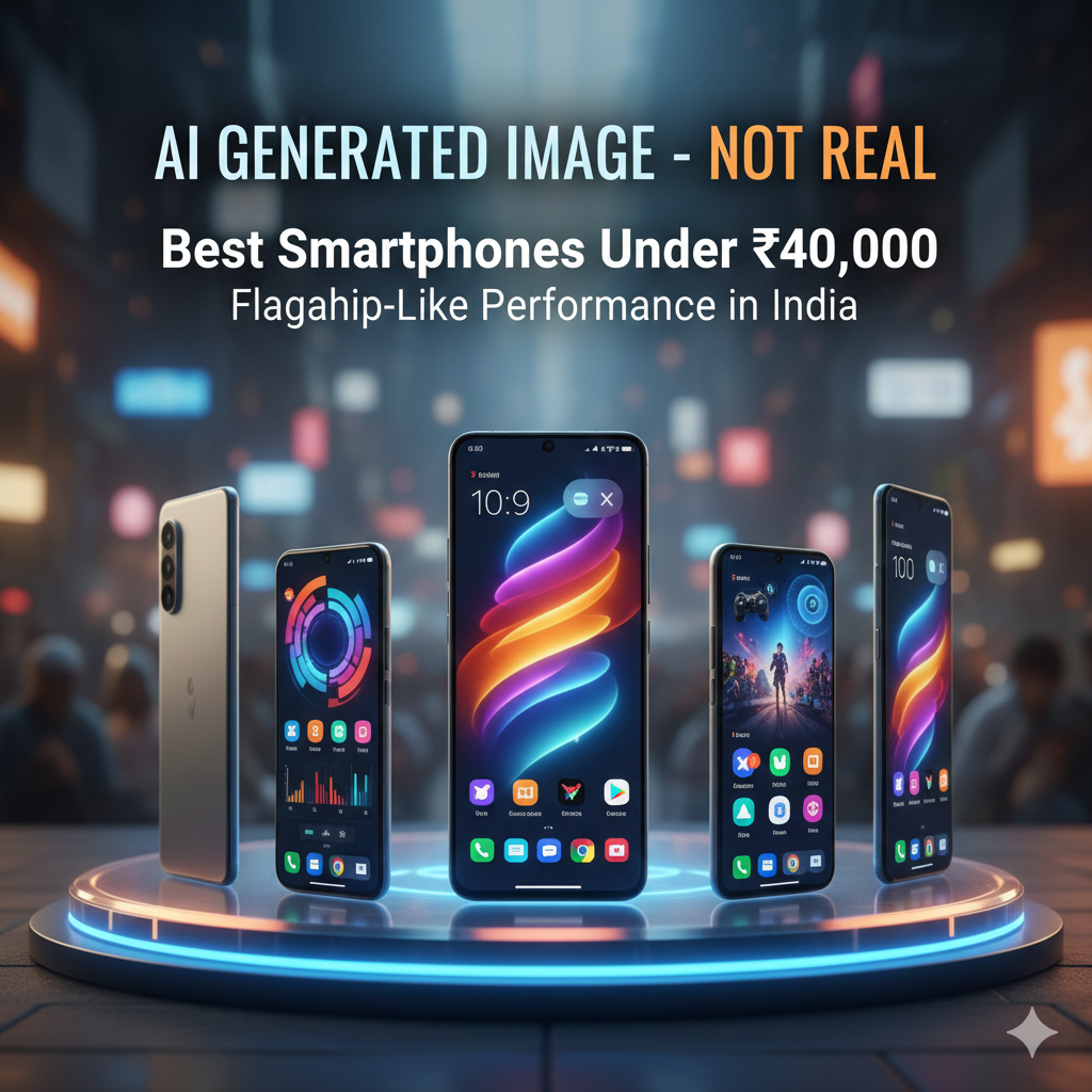 Best Smartphones Under ₹40,000 Offering Flagship-Like Performance in India