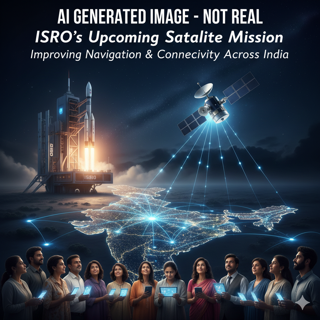 ISRO’s Upcoming Satellite Mission Aims to Improve Navigation and Connectivity Across India