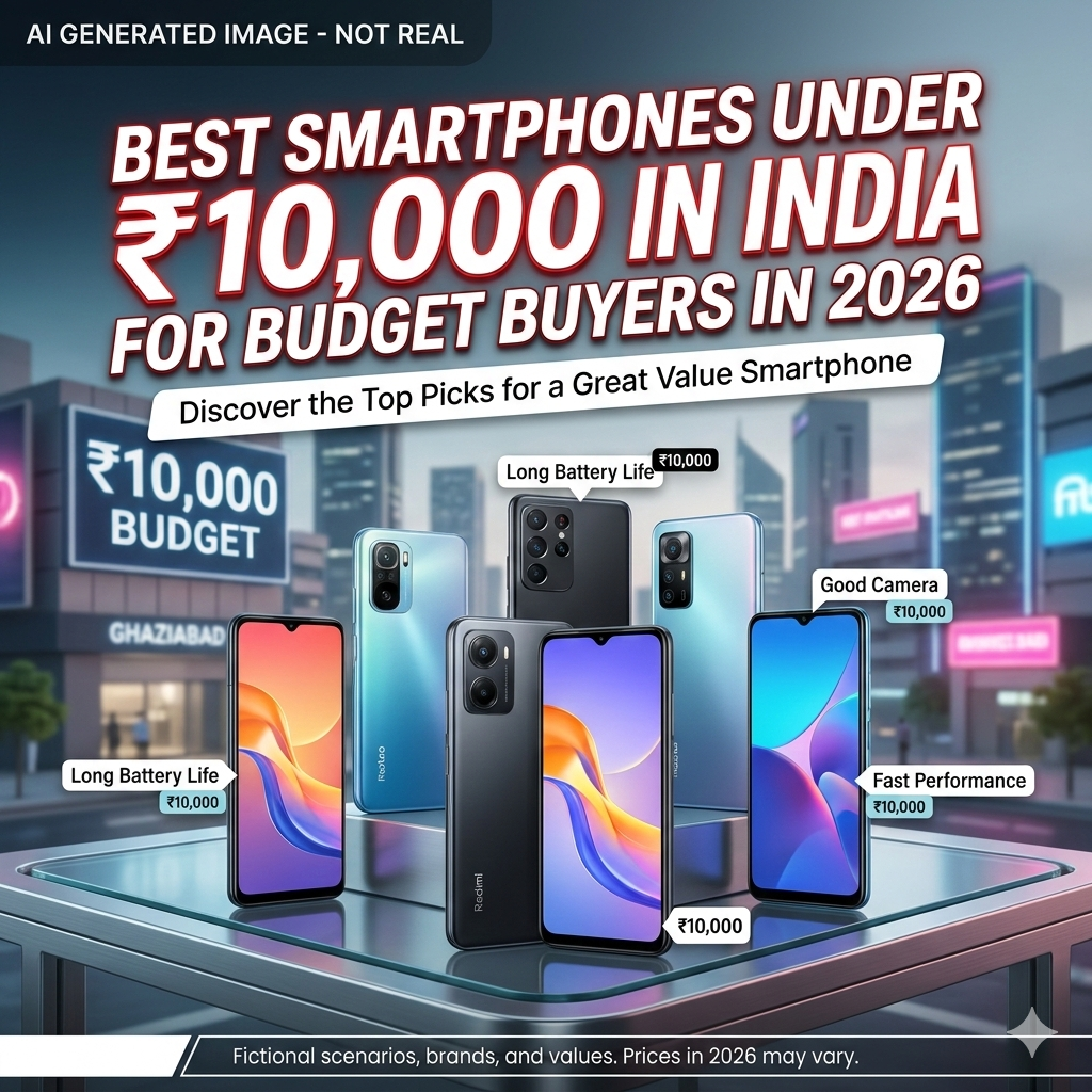 Best Smartphones Under ₹10,000 in India for Budget Buyers in 2026