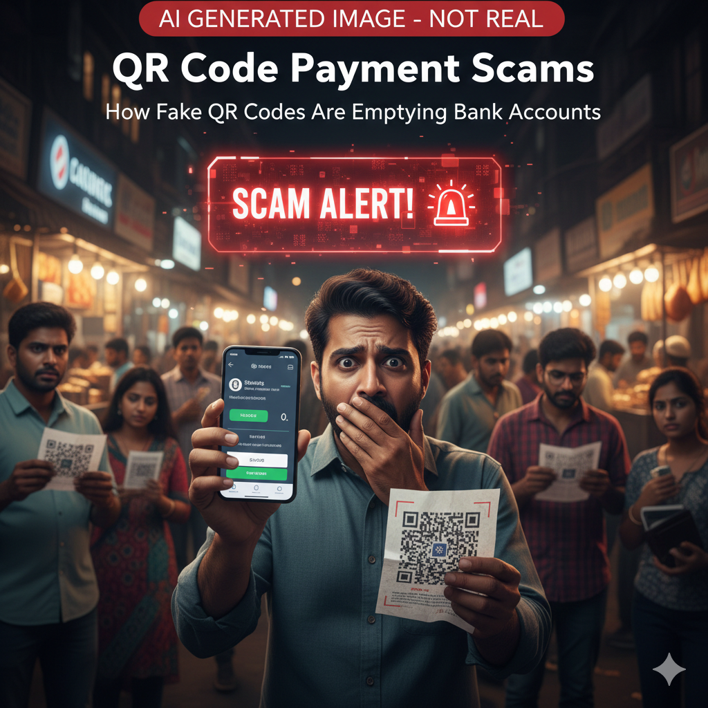 QR Code Payment Scams: How Fake QR Codes Are Emptying Bank Accounts