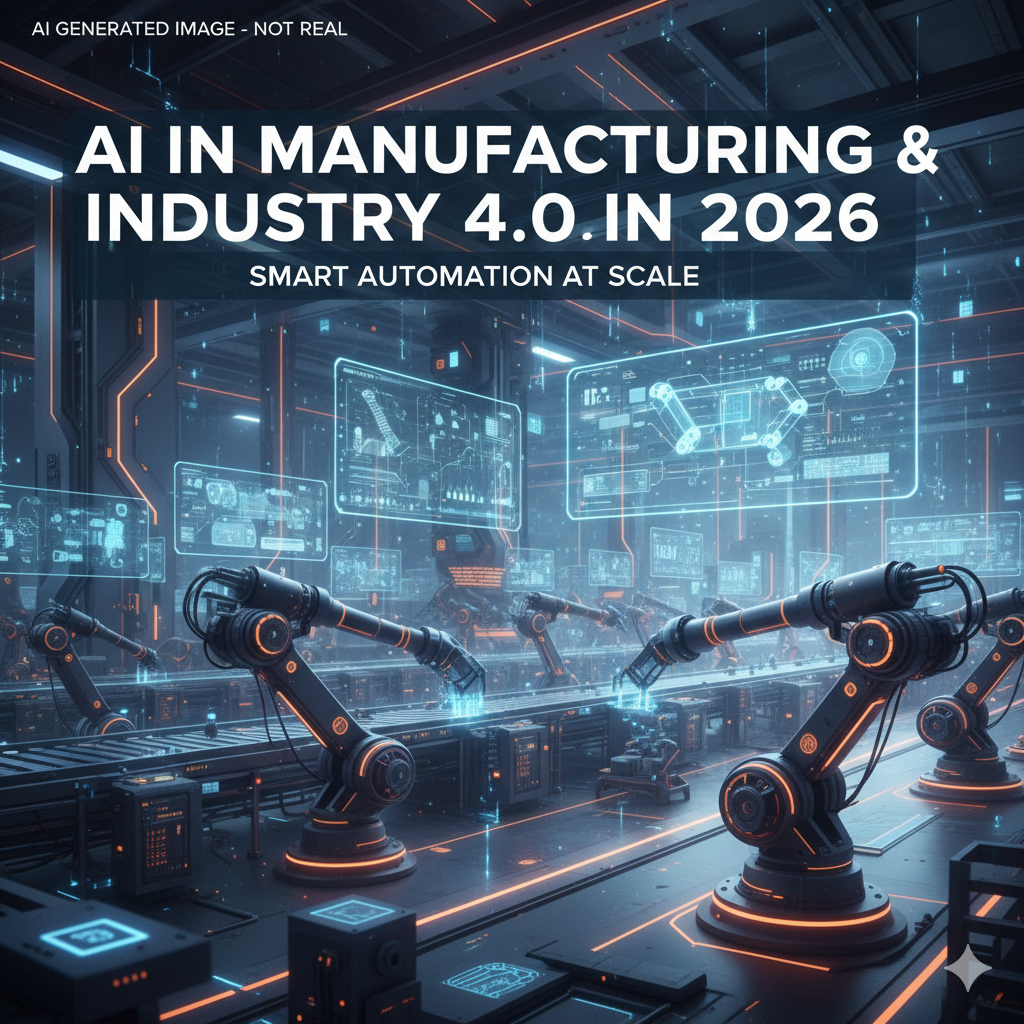 AI in Manufacturing & Industry 4.0 in 2026: Smart Automation at Scale
