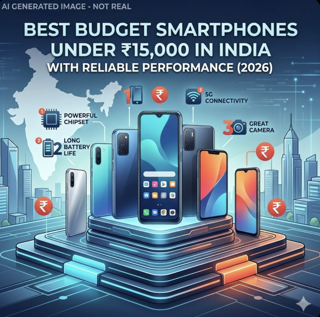 Best Budget Smartphones Under ₹15,000 in India With Reliable Performance (2026)