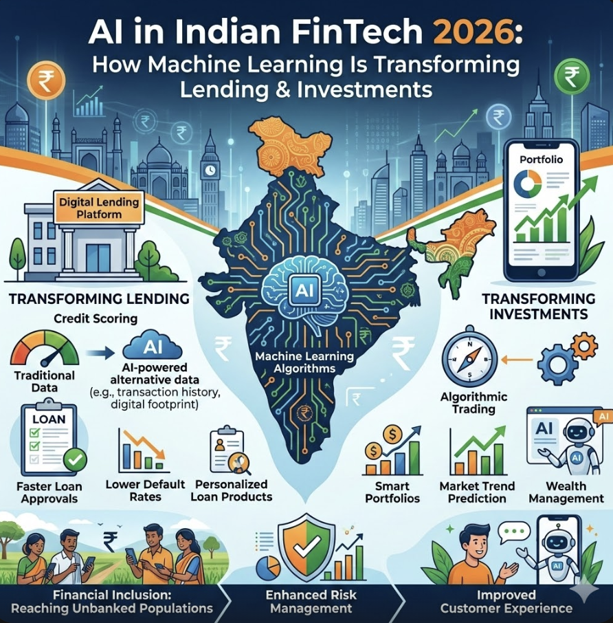 AI in Indian FinTech 2026: How Machine Learning Is Transforming Lending & Investments