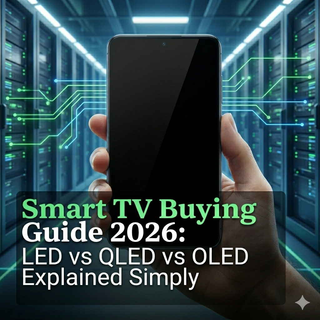 Smart TV Buying Guide 2026: LED vs QLED vs OLED Explained Simply
