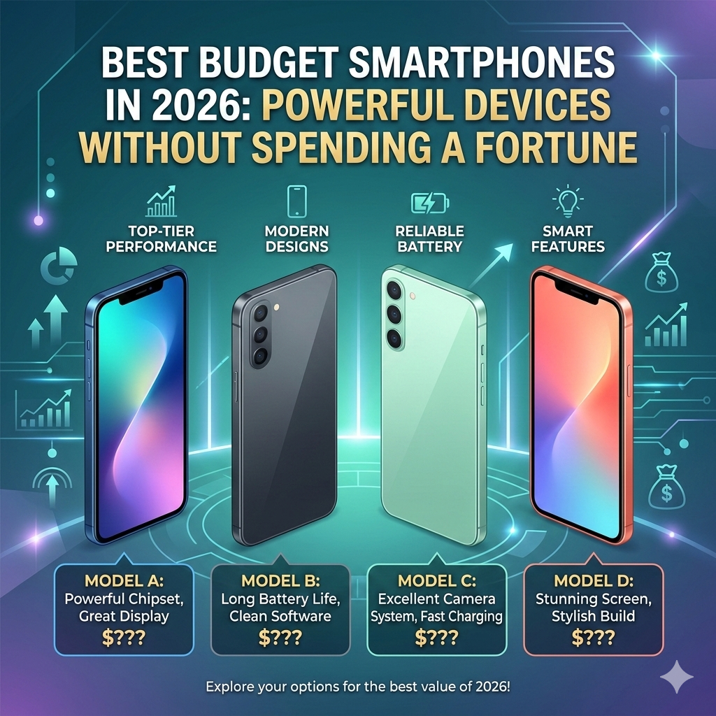 Best Budget Smartphones in 2026: Powerful Devices Without Spending a Fortune