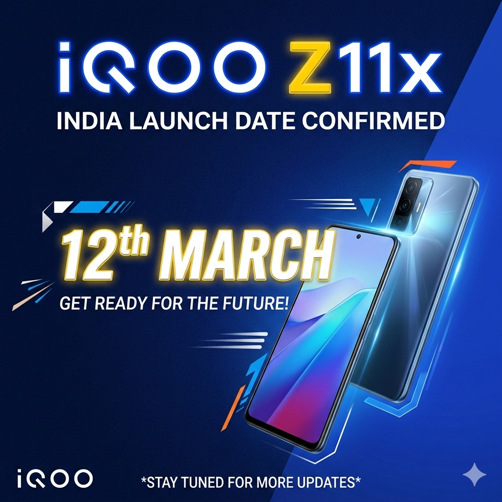 iQOO Z11x India Launch Date Revealed