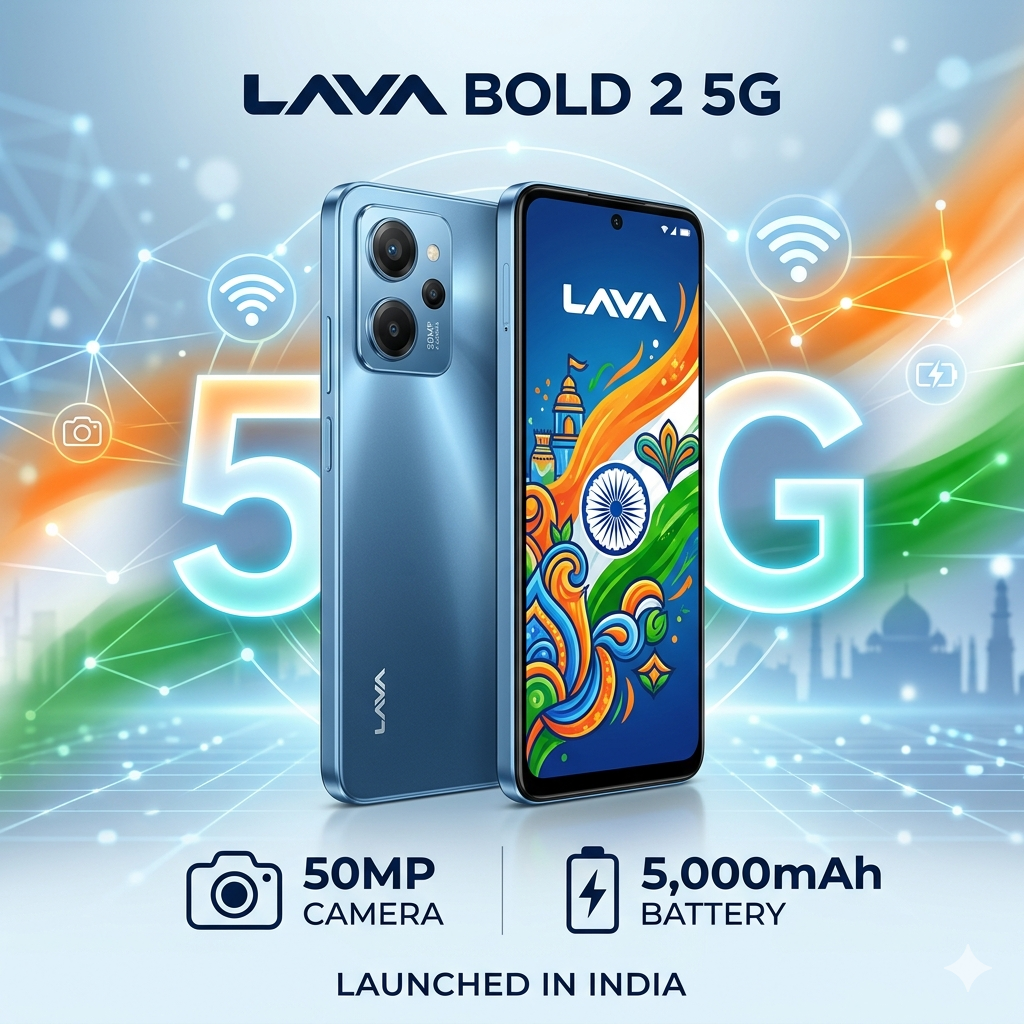 Lava Bold 2 5G Launched in India: Affordable 5G Phone With 50MP Camera and 5,000mAh Battery
