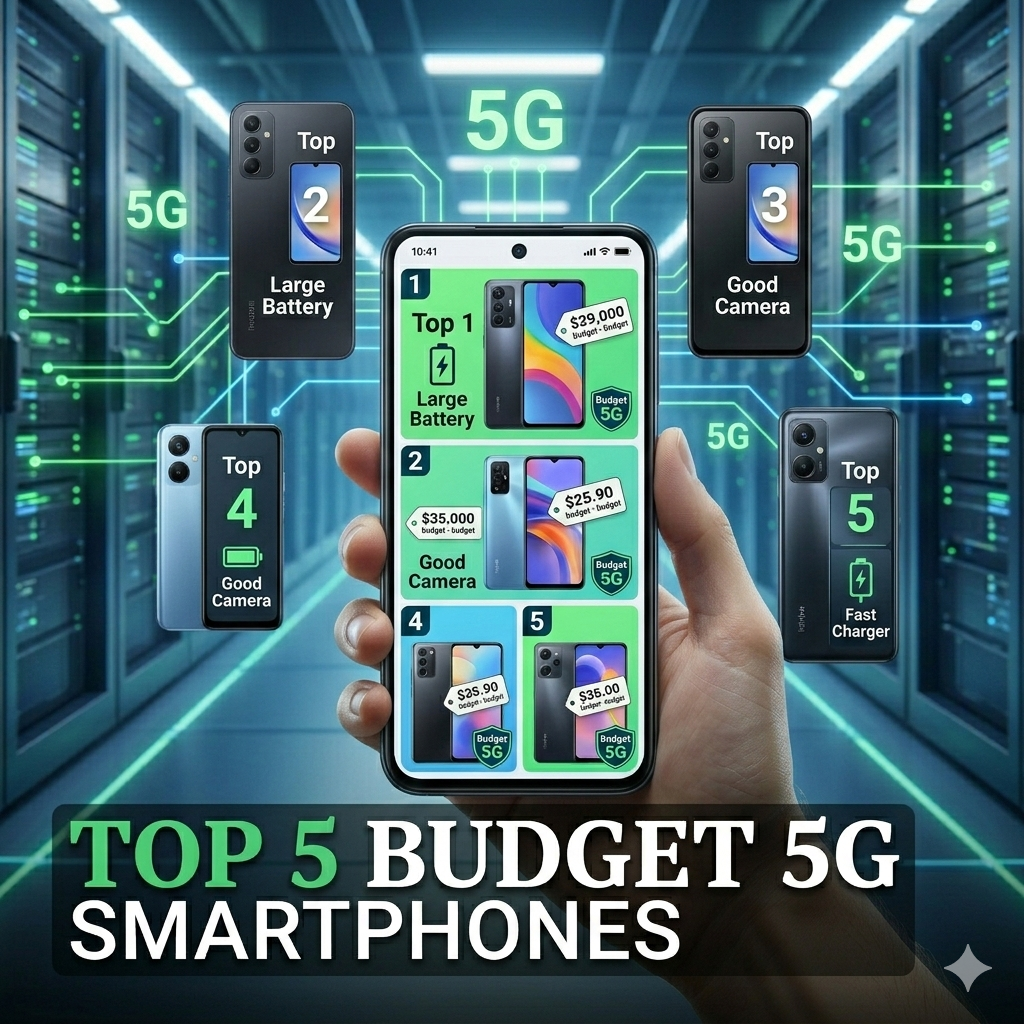 Top 5 Budget 5G Smartphones