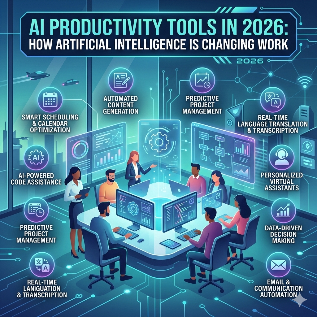 AI Productivity Tools in 2026: How Artificial Intelligence Is Changing Work